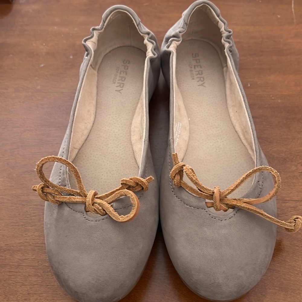 Thalia Sperry Top-Slider Women’s 7M  Ballet Flats Leather